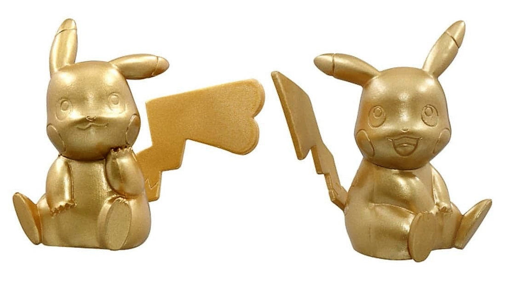 Takara Tomy Pokémon Moncolle Series 25th Anniversary Gold Pikachu Pair Limited Edition