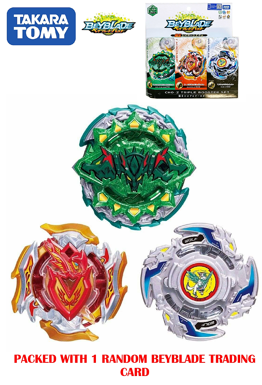 Takara Tomy Beyblade Burst Turbo B-121 Cho-Z Triple Booster Set   (Japan Version)