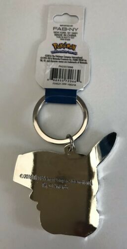 Tomy Pokémon Pikachu Metal Keychain/BACKPACK CLIP WITH TRACKING
