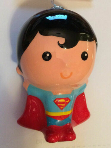 Hallmark Superman DC Comics Decoupage Christmas Tree Ornament