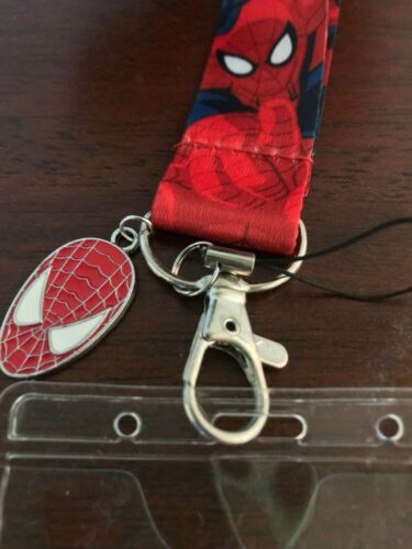 Spiderman Comic Lanyard with Medallion
