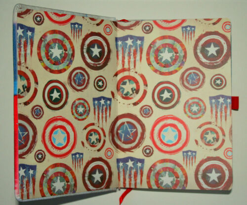 MARVEL CAPTAIN AMERICA- 3D METAL SHIELD PREMIUM JOURNAL NOTEBOOK COMICS VAULTED!
