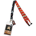 NINTENDO SUPER MARIO BREAKAWAY LANYARD W/ CHARM AND COLLECTIBLE STICKER