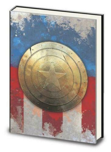MARVEL CAPTAIN AMERICA- 3D METAL SHIELD PREMIUM JOURNAL NOTEBOOK COMICS VAULTED!