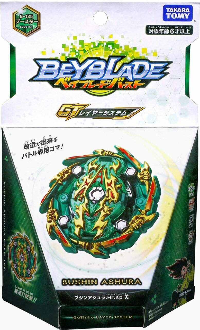 Takara Tomy Beyblade Burst Rise B-135 Bushin Ashura Hurricane Keep Ten (Japan Version)