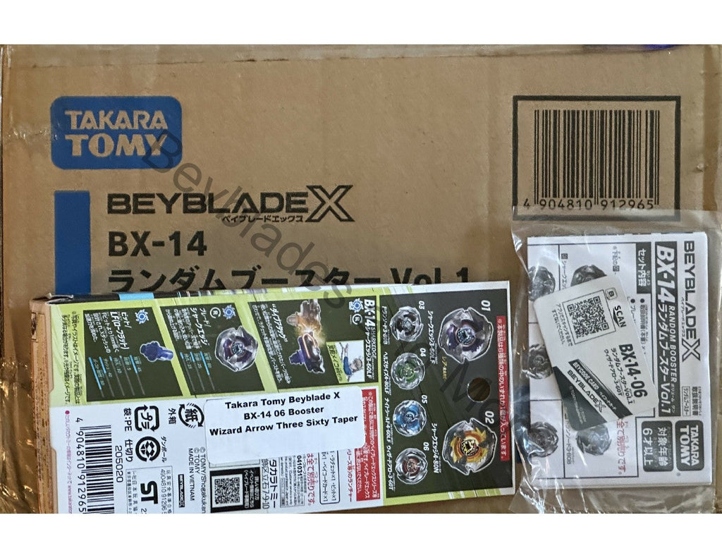 Takara Tomy Beyblade X BX-14 06 Wizard Arrow Three Sixty Taper