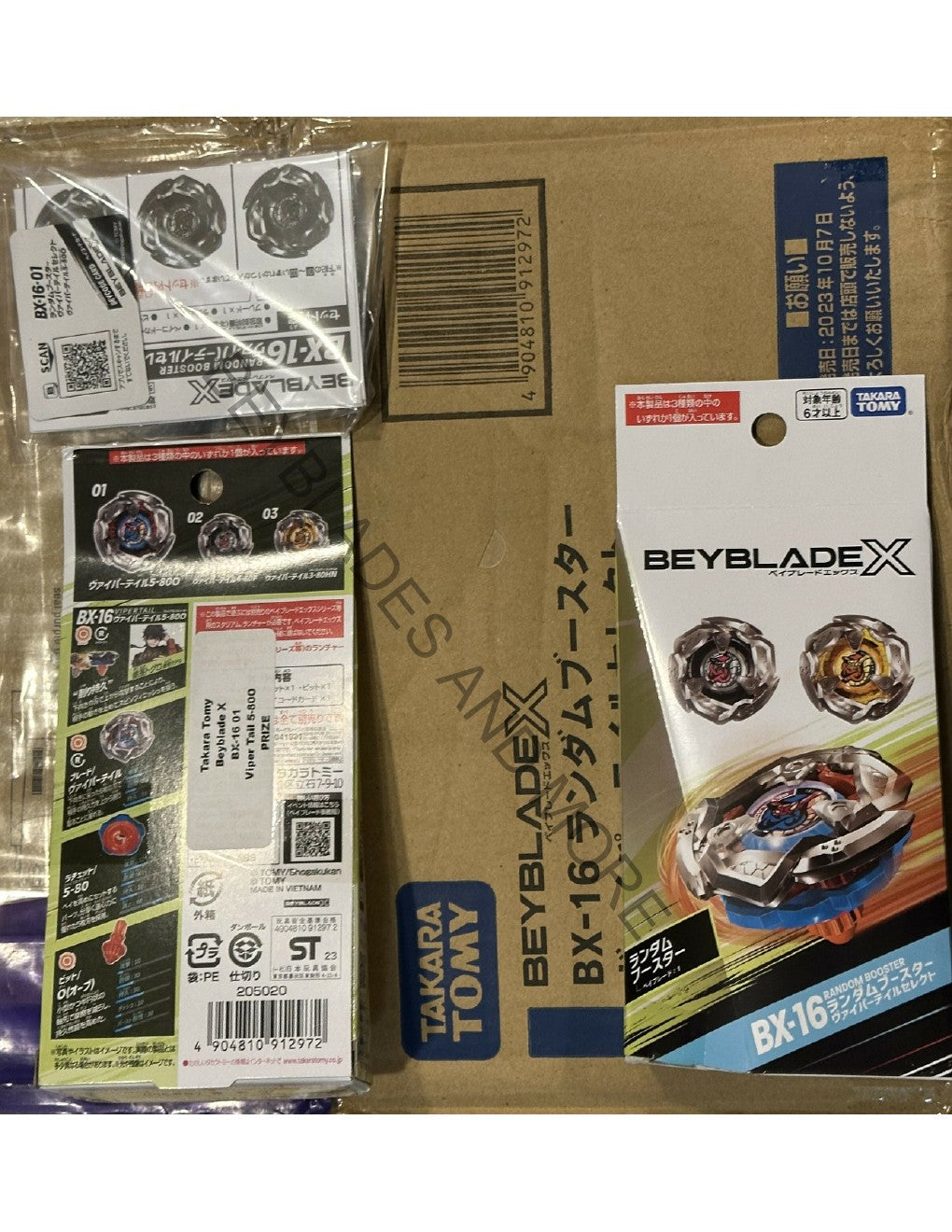 Takara Tomy Beyblade X Viper Tail 5-80O PRIZE BX-16 01