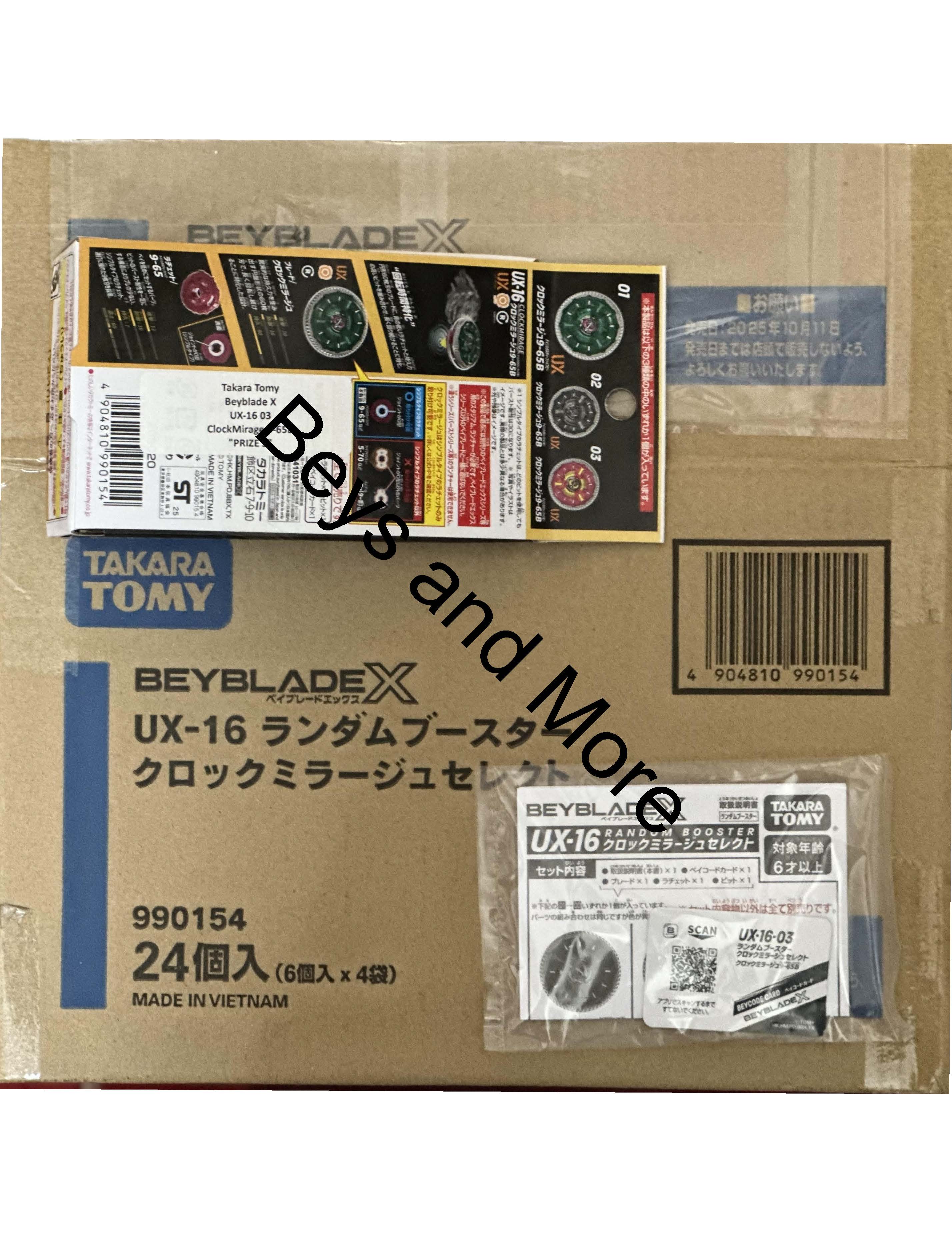 Takara Tomy Beyblade X UX-16 03 ClockMirage 9-65B "PRIZE 3"
