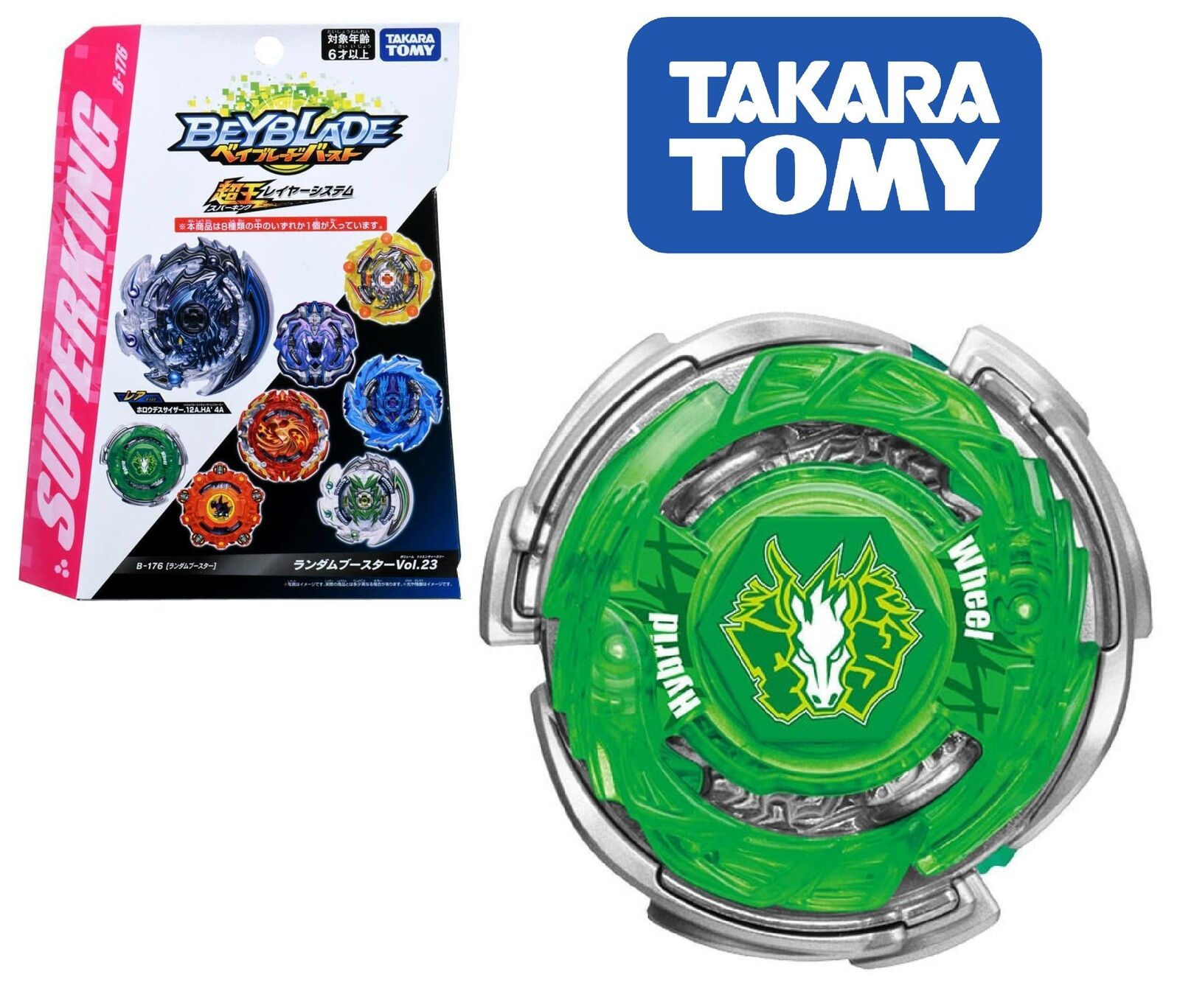 Takara Tomy Beyblade Burst Superking B-176 07 Storm Pegasis Drake High Survive