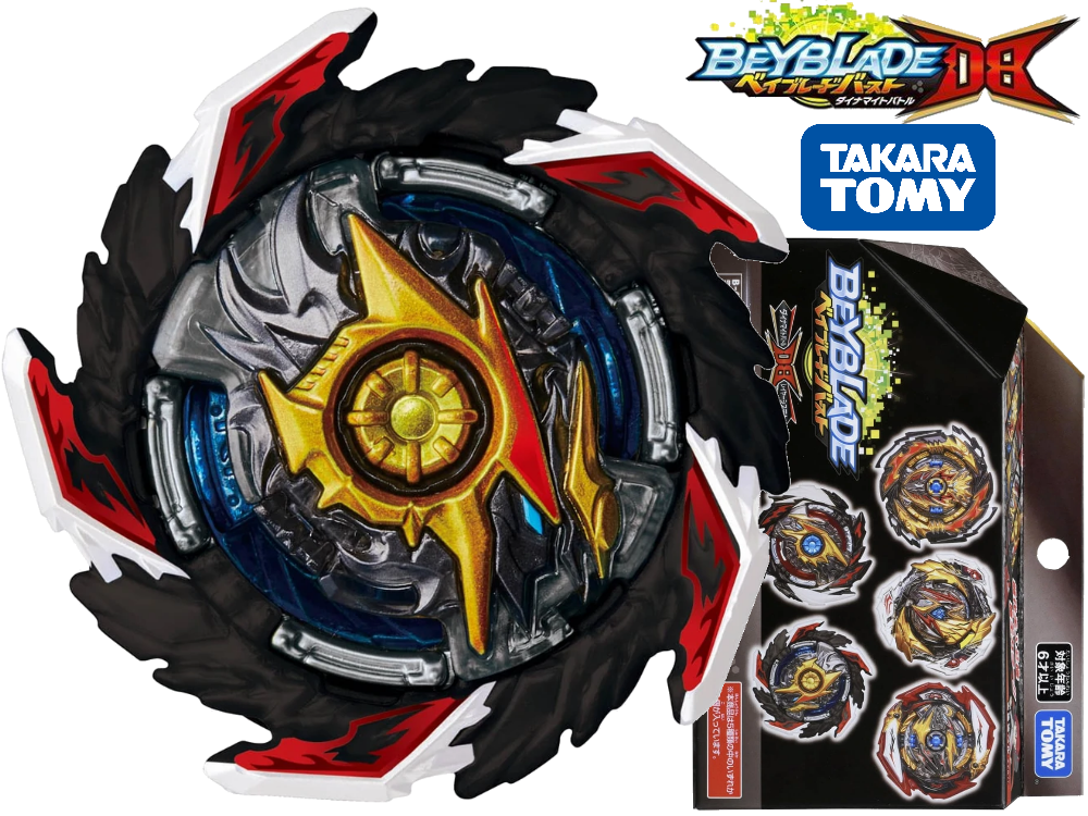 Takara Tomy Beyblade Burst DB B-196 05 King Helios Karma High Charge' 1S (New Tip)