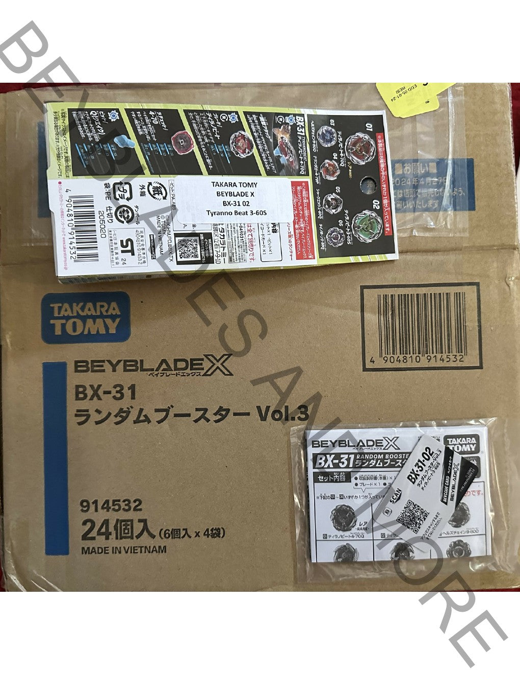 Takara Tomy Beyblade X BX-31 02 Tyranno Beat 3-60S (Japan Import)