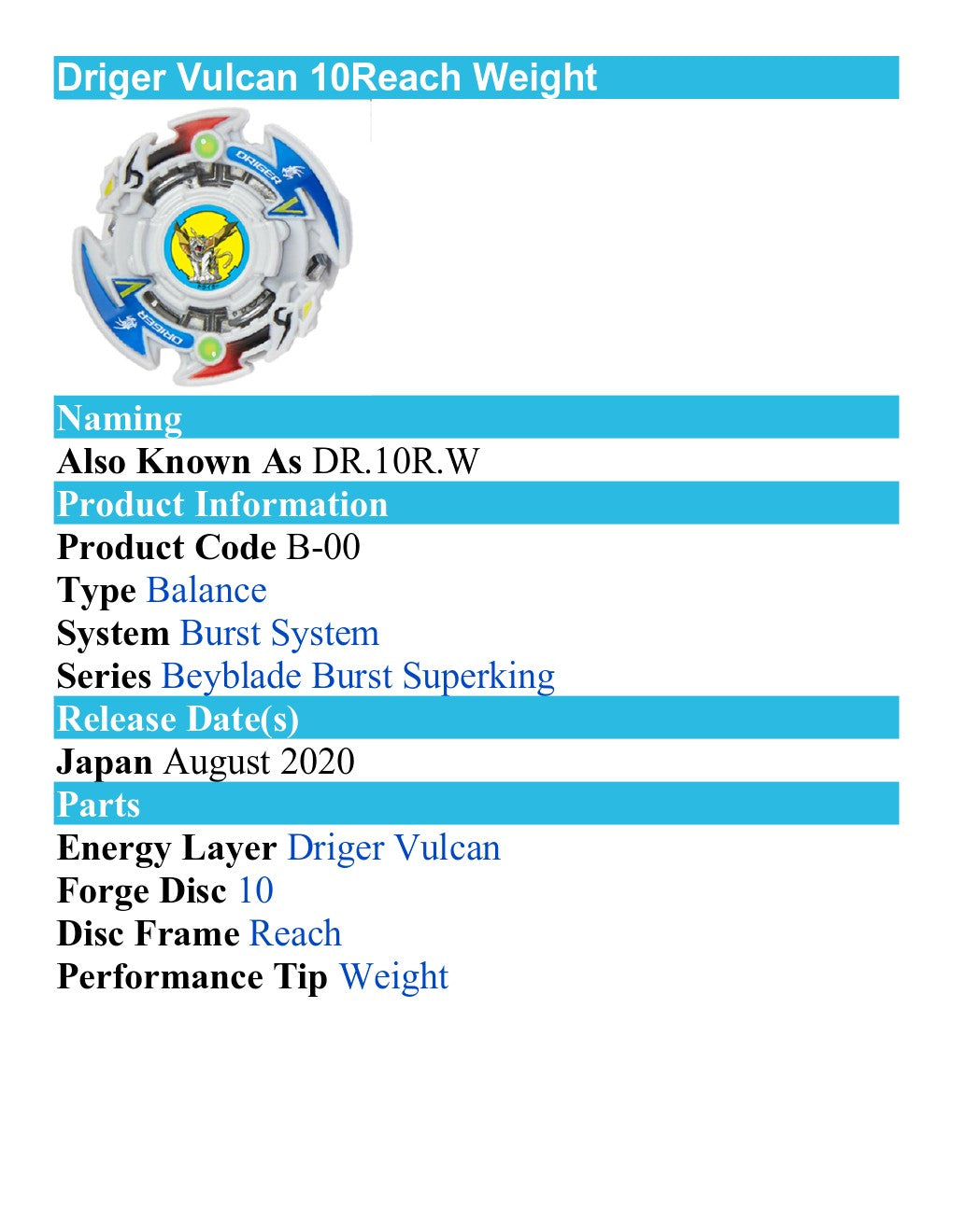 Takara tomy Beyblade Burst Superking Bakuten Shooting Beyblade 2020 V  Anniversary Set LTD  (Japan exclusive)