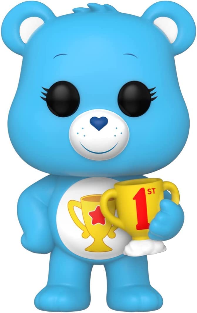 POP! Care Bears 40th Anniversary – Champ Bear Vinyl Figure (3.75-Inch, Multicolored) – Bundled with Compatible Box Protector Case