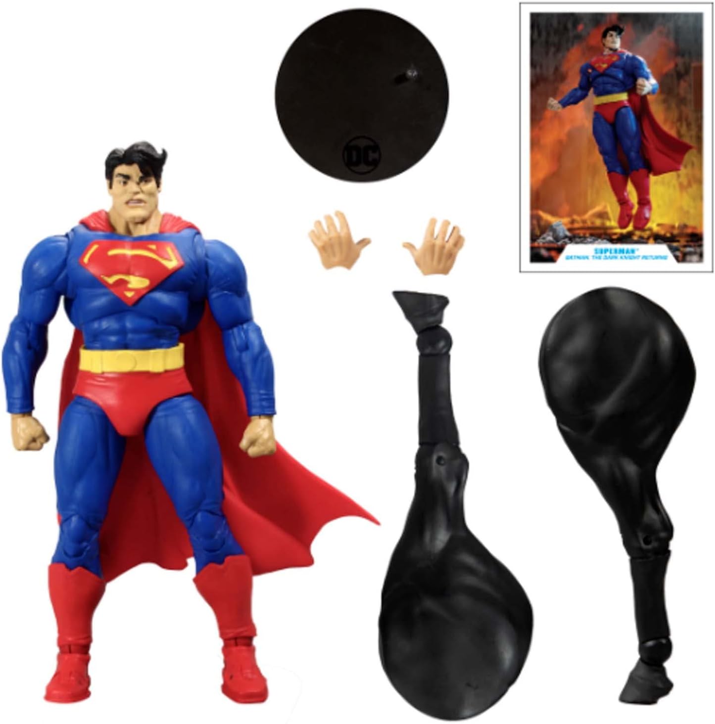 McFarlane Toys DC Multiverse The Dark Knight Returns Superman 7" Action Figure with Build-A Horse Parts & Accessories