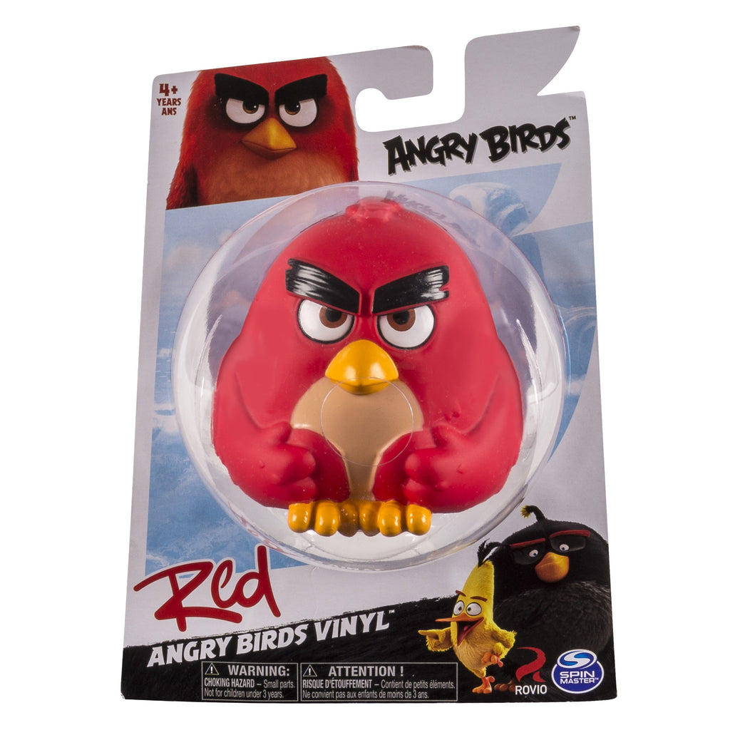 Spin Master Angry Bird RED Vinyl Figure 4 x 4 x 4 inches