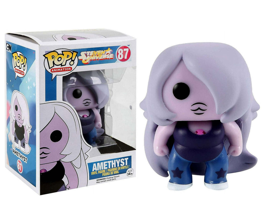 Pop! Animation Steven Universe #87 – Amethyst (Glow-in-the-Dark, Vaulted, Rare, Packaged in Pop Protector, Ages 14+)