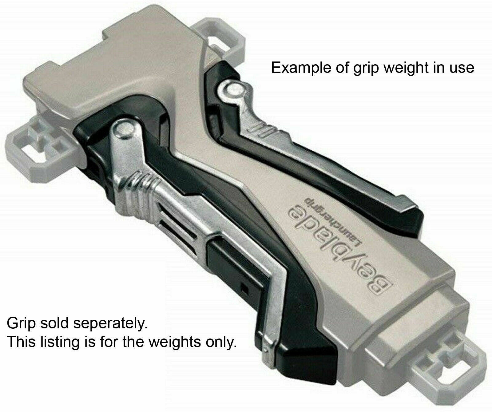 Takara Tomy Beyblade Burst B-184 LR Launcher + B-109 Grip + B-114 Grip Weight Set – Compatible with Beyblade Burst Systems Only