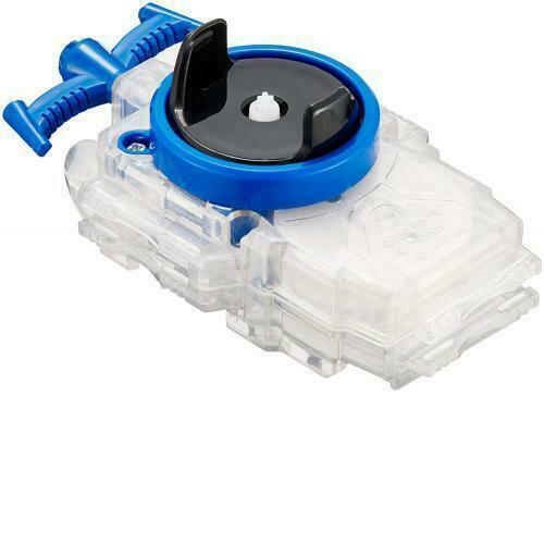 Takara Tomy Beyblade Burst B-99 Left Spin Bey Launcher Clear White