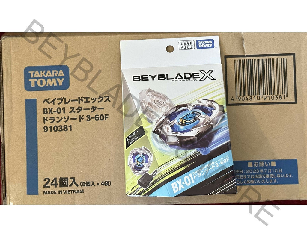 Takara Tomy Beyblade X BX-01 Starter Dran Sword 3-60F
