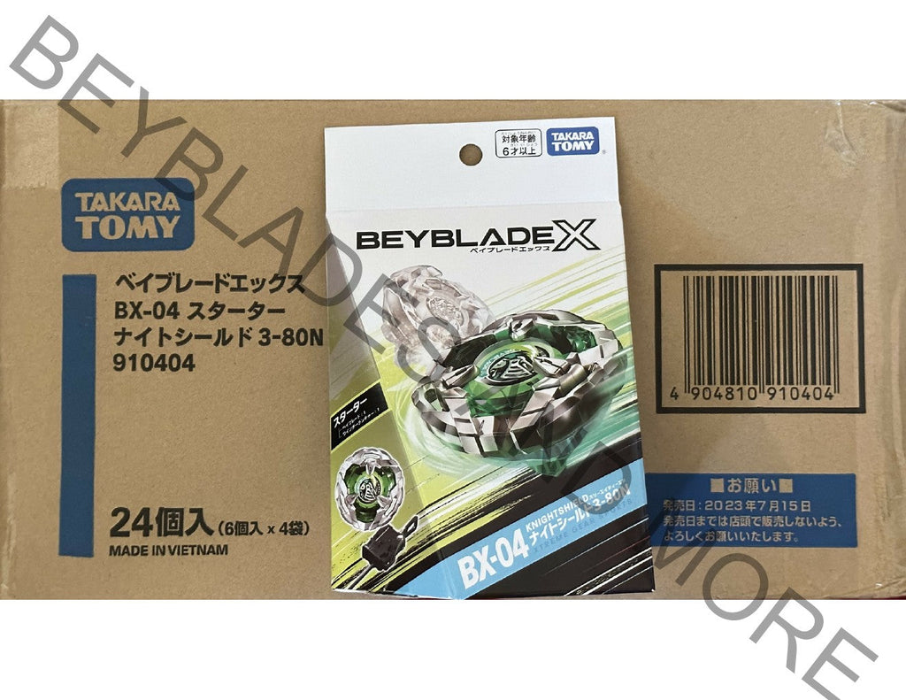 Takara Tomy Beyblade X BX-04 Starter Knight Shield 3-80N