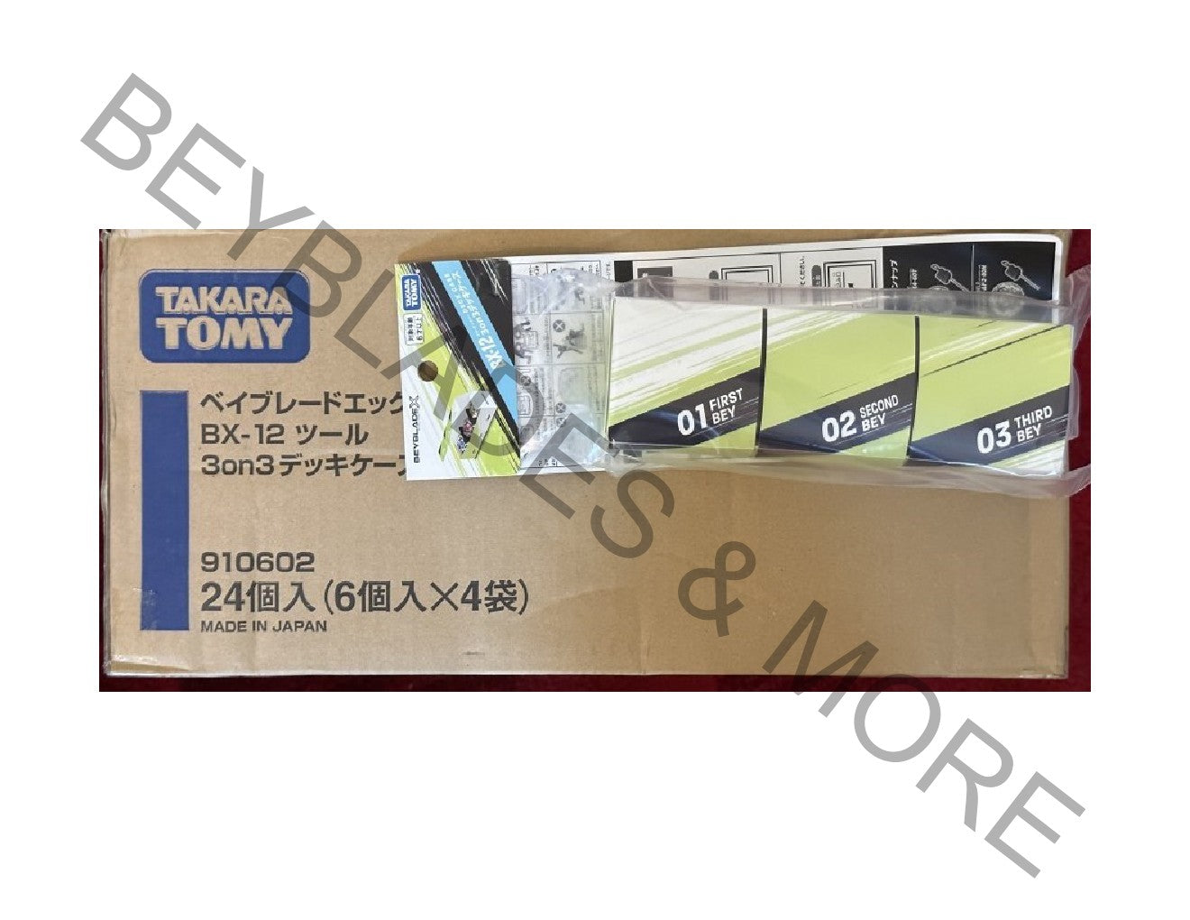 Takara Tomy Beyblade X BX-12 3 on 3 Deck Case
