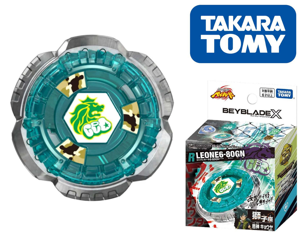 Takara Tomy Beyblade X BX-00/BXG-20 Rock Leone 6-80GN