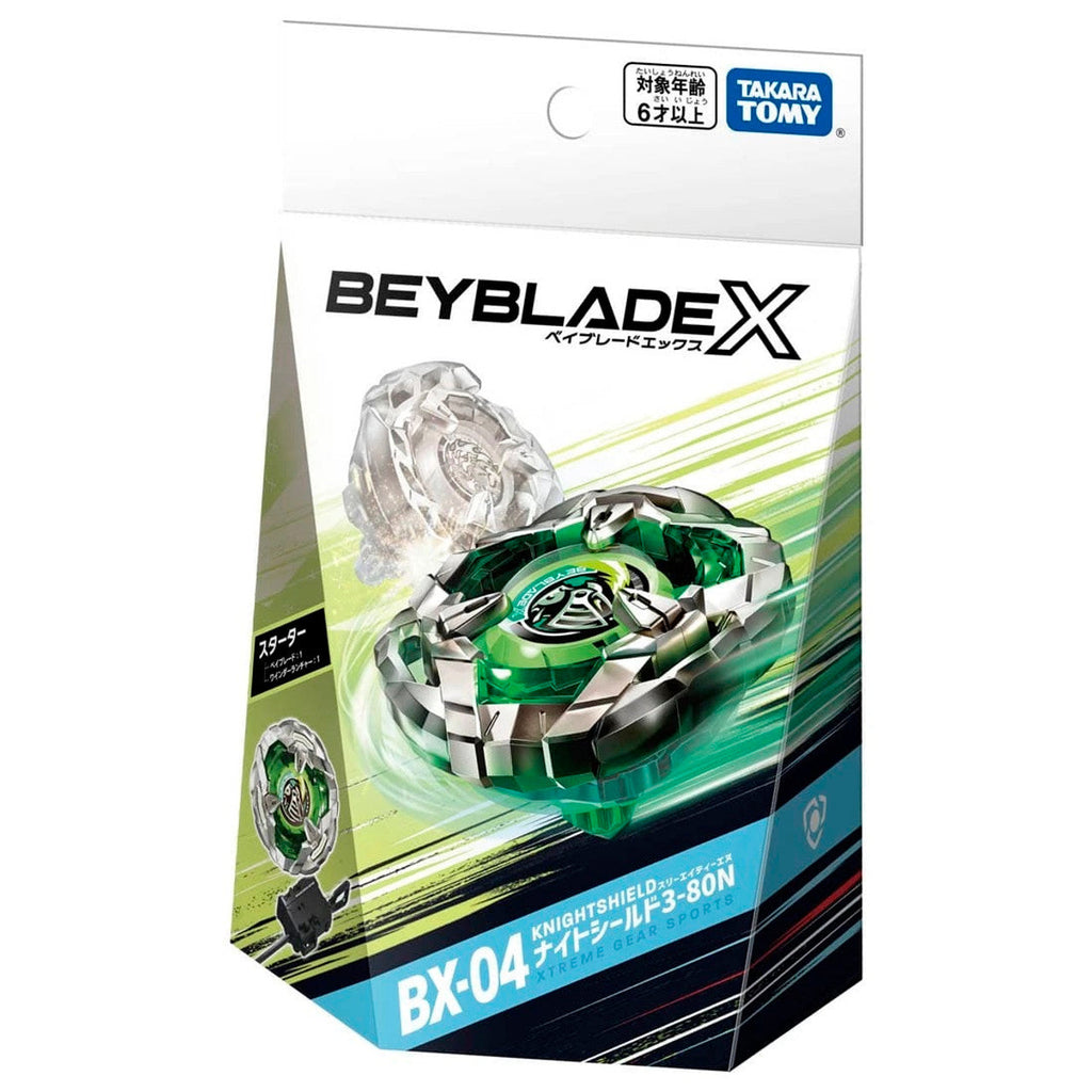Takara Tomy Beyblade X BX-04 Starter Knight Shield 3-80N