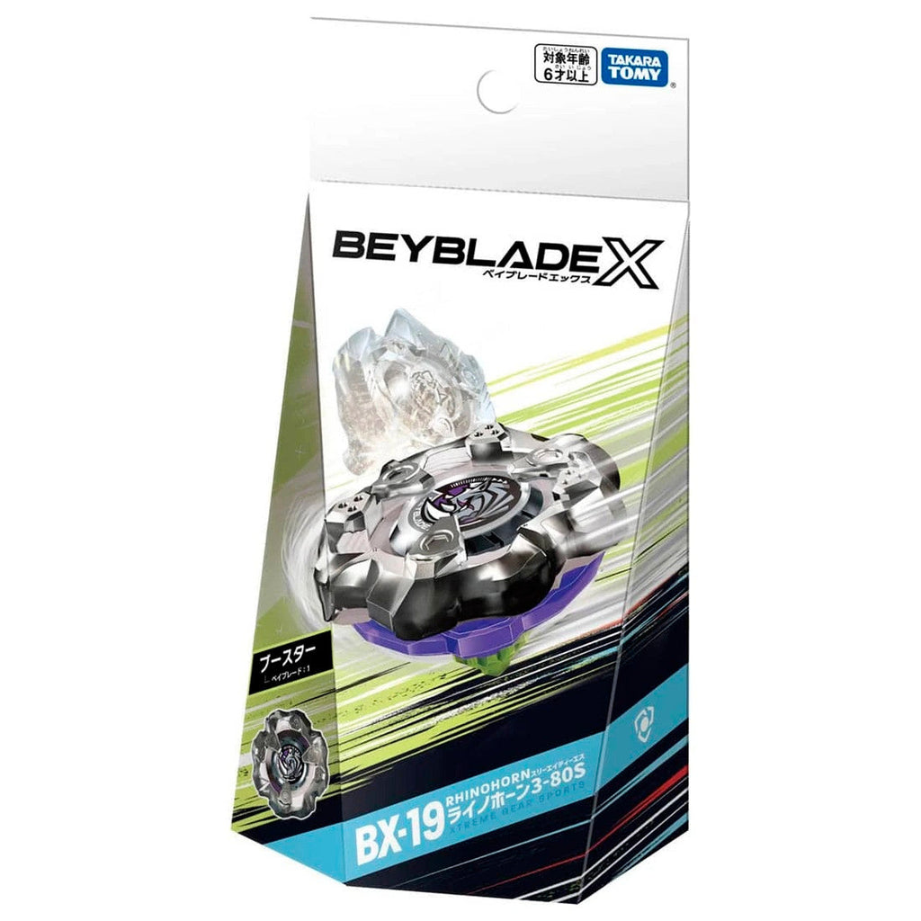 Takara Tomy Beyblade X BX-19 Rhino Horn 3-80S