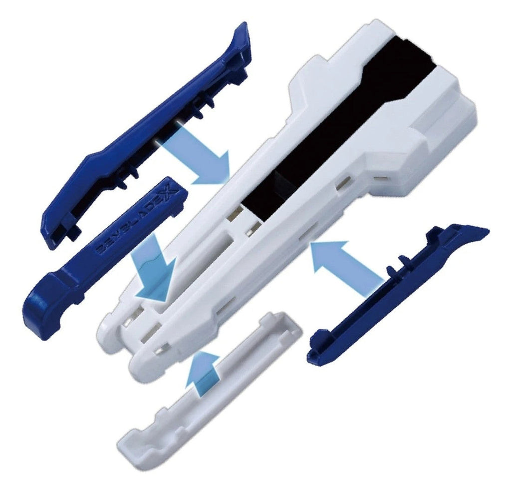 Takara Tomy Beyblade X BX-29 Custom Launcher Grip (White Version) (Japan Import)