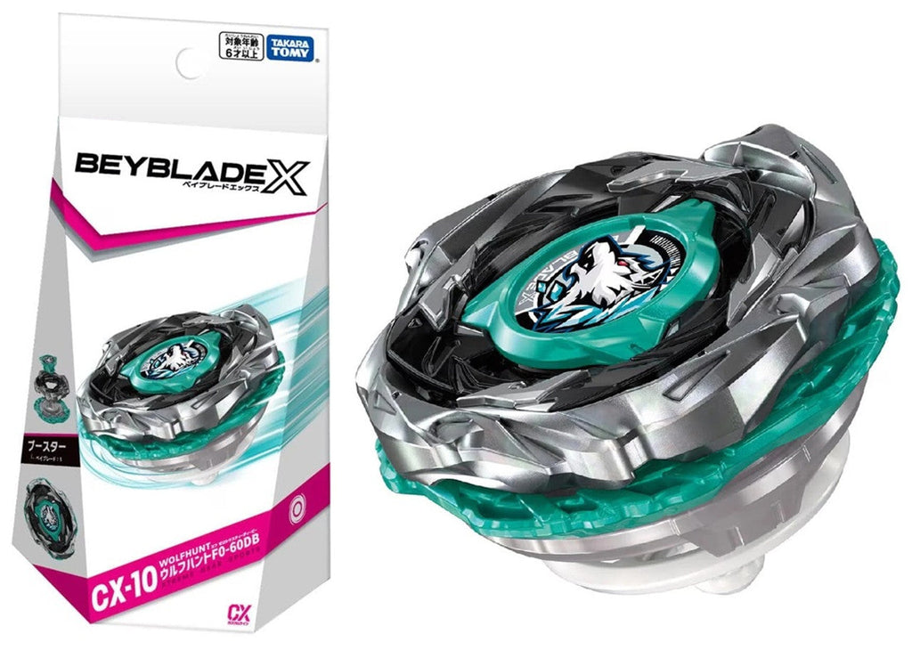 Takara Tomy Beyblade X CX-10 Booster WolfHunt F0-60DB