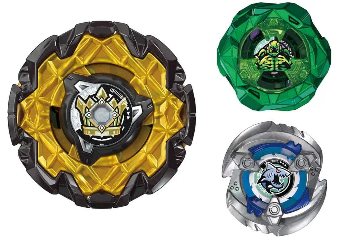 Takara Tomy Beyblade X CX-11 EmperorMight 3 Boosters Deck Set