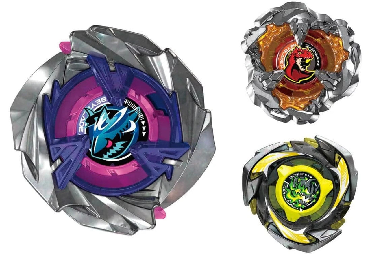 Takara Tomy Beyblade X UX-07 Phoenix Rudder Deck Set 3 Boosters