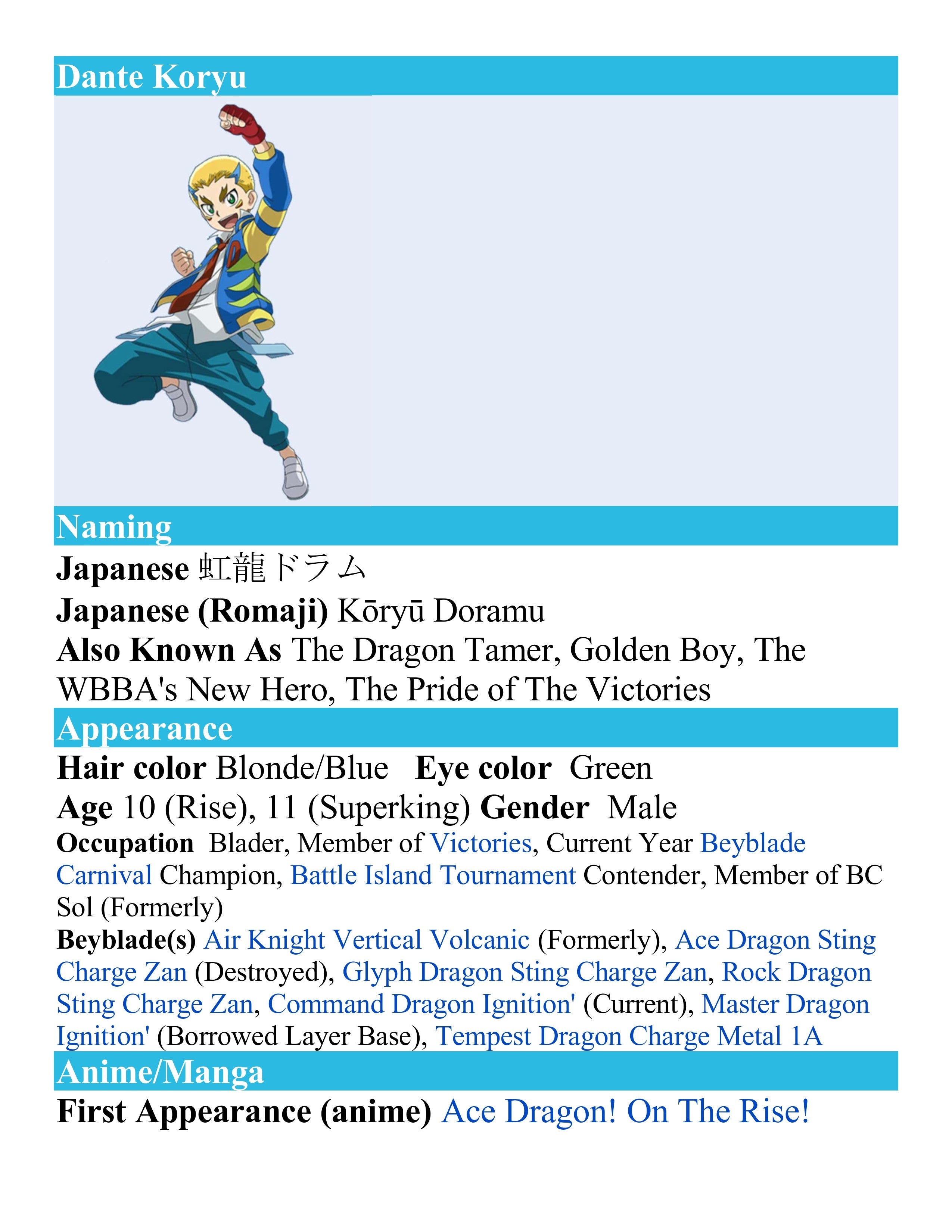 Takara Tomy Beyblade Burst Rise B-133 DX Starter Ace Dragon .St.Ch ZAN (Japan Version)