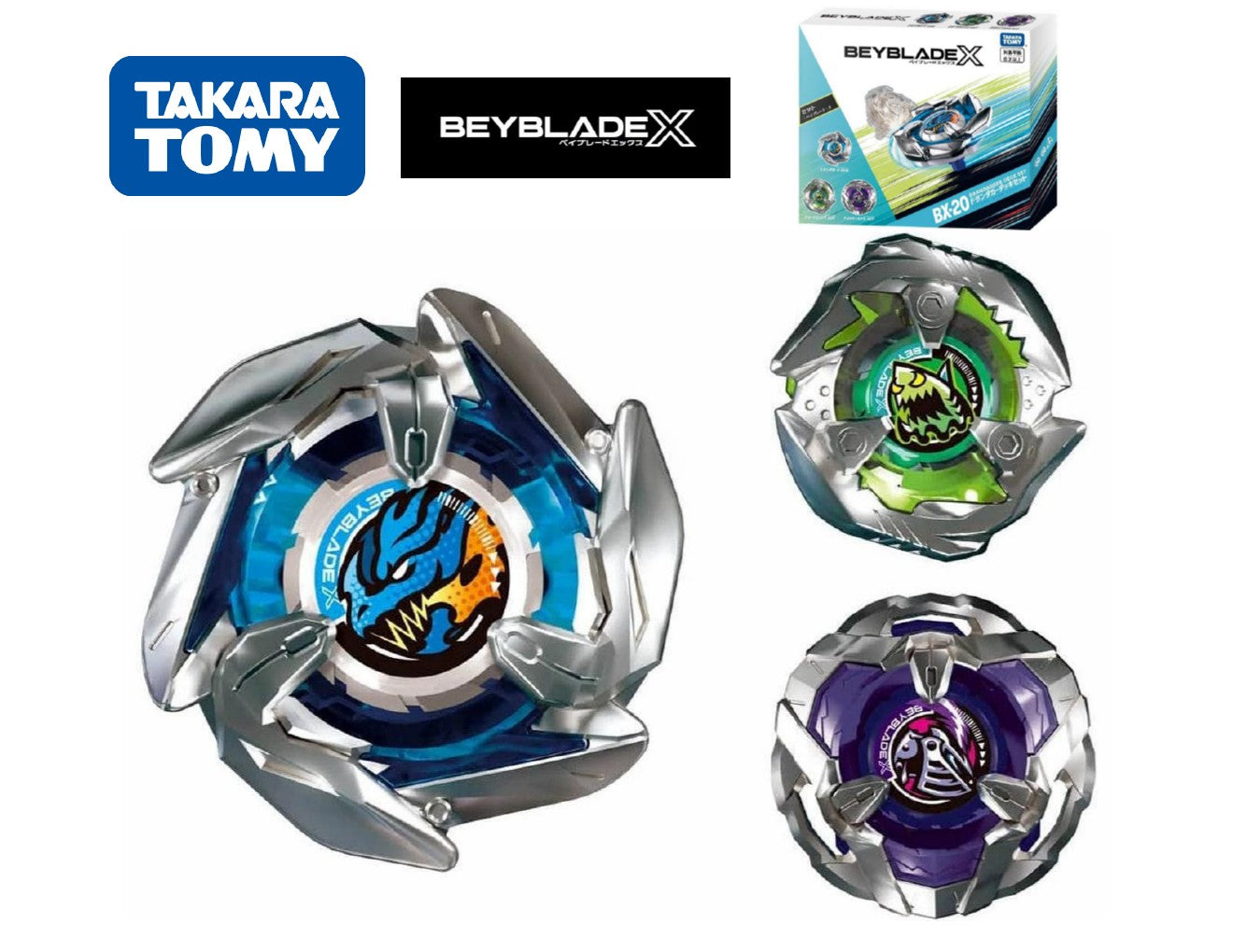Takara Tomy Beyblade X BX-20 Dran Dagger Deck Set