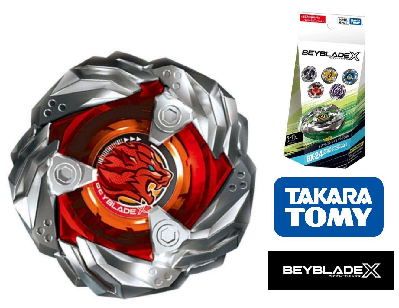 Takara Tomy Beyblade X BX-24 05 Leon Claw 3-80HN