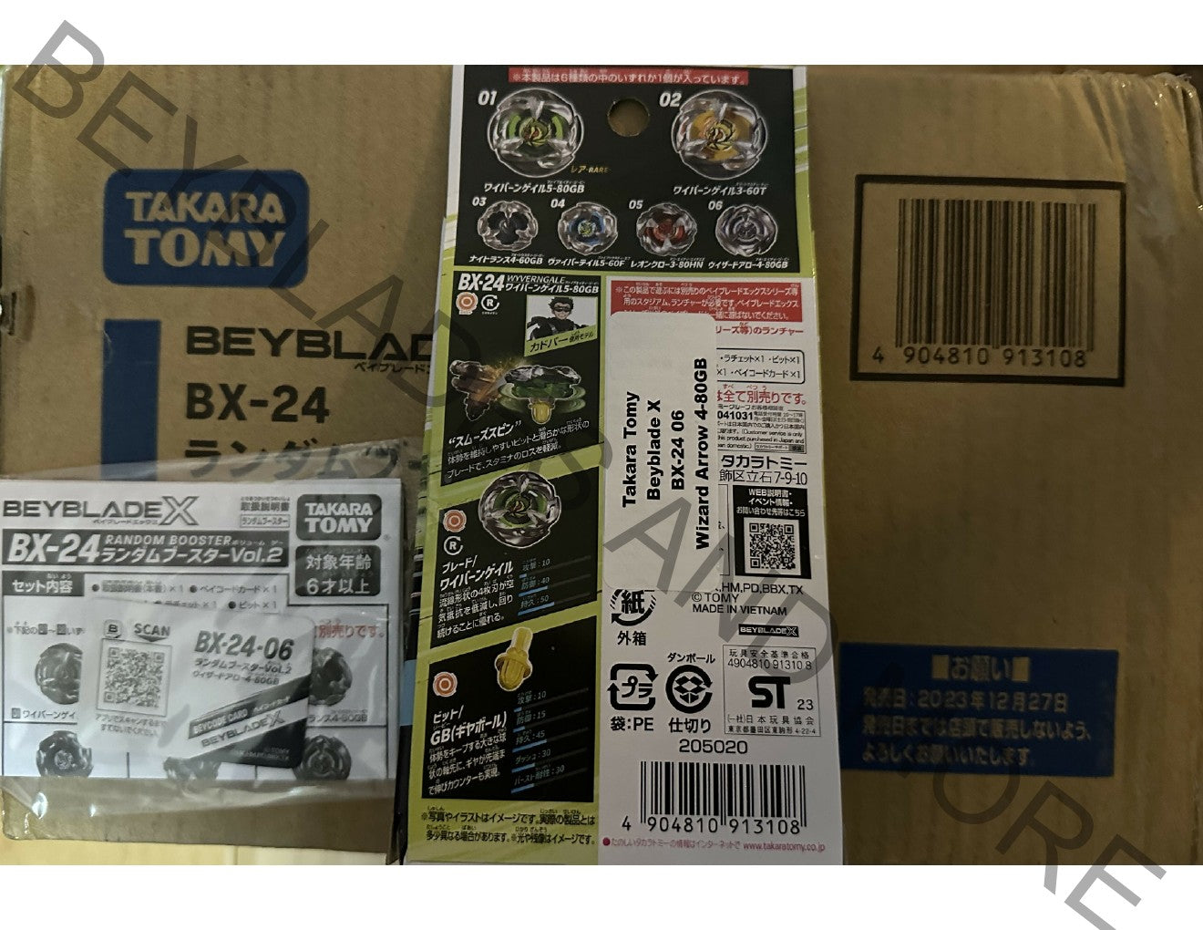 Takara Tomy Beyblade X BX-24 06 Wizard Arrow 4-80GB