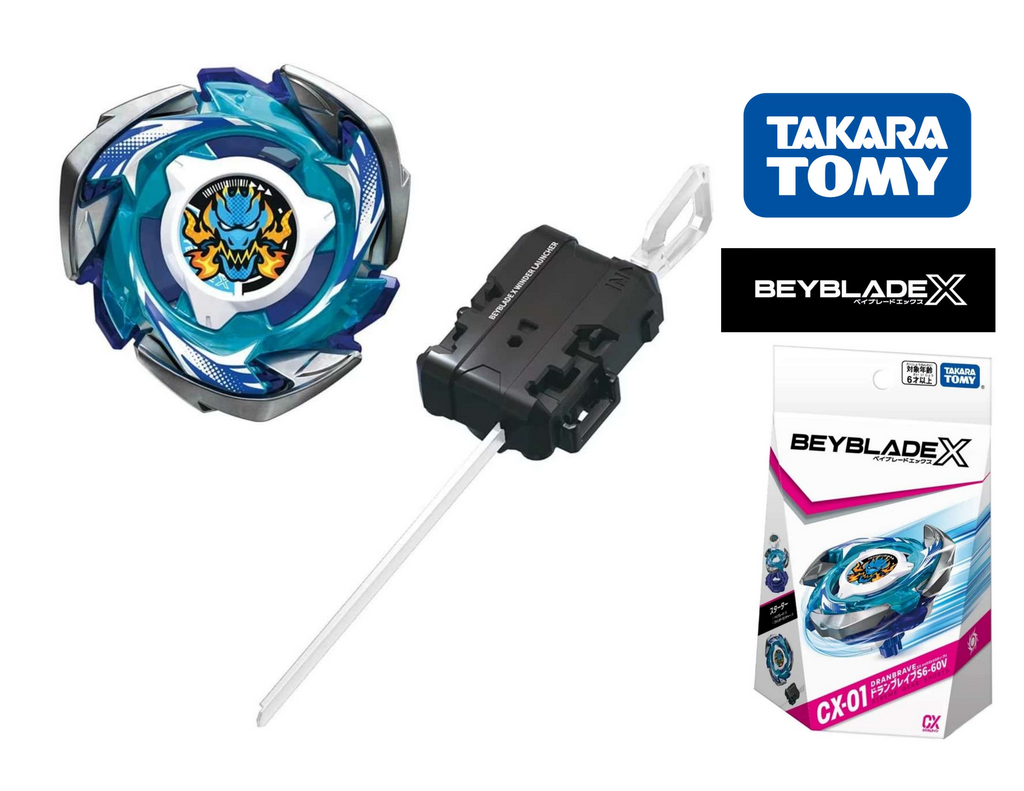 Takara Tomy Beyblade X CX-01 Starter DranBrave S6-60V