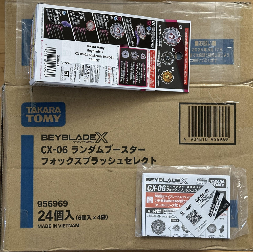 Takara Tomy Beyblade X CX-06 01 FoxBrush J9-70GR "PRIZE"
