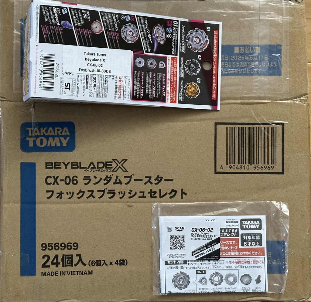 Takara Tomy Beyblade X CX-06 02 FoxBrush J0-80DB