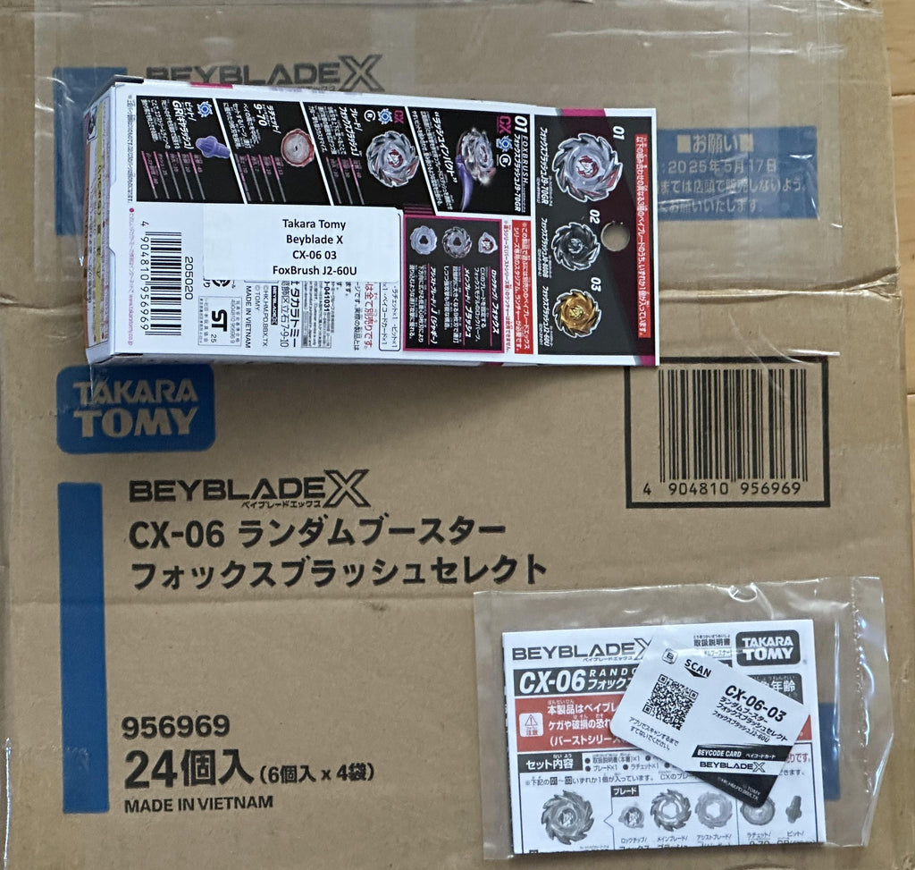 Takara Tomy Beyblade X CX-06 03 FoxBrush J2-60U