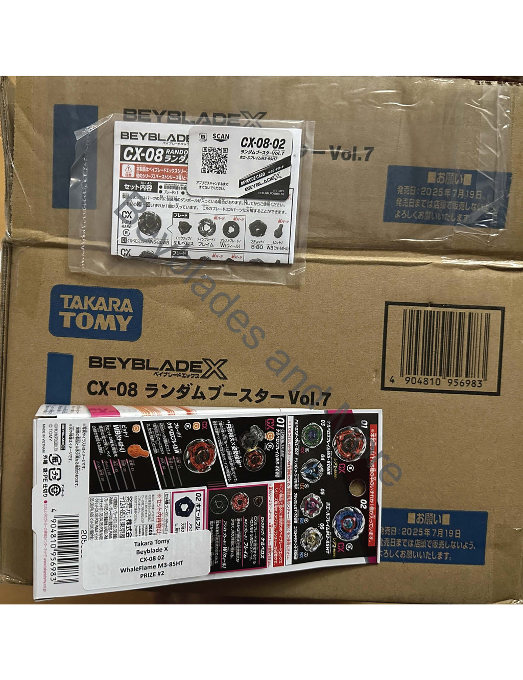 Takara Tomy Beyblade X CX-08 02 WhaleFlame M3-85HT PRIZE #2