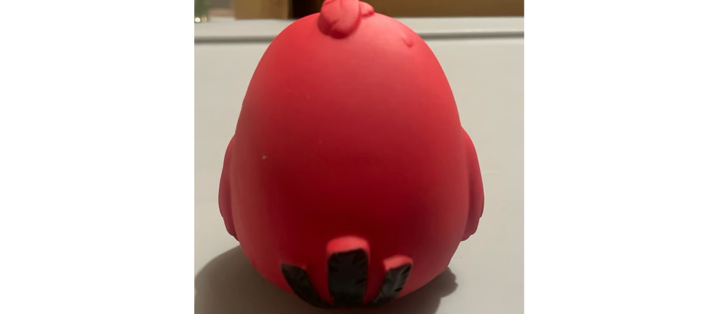 Spin Master Angry Bird RED Vinyl Figure 4 x 4 x 4 inches
