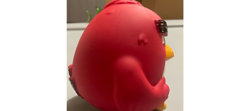 Spin Master Angry Bird RED Vinyl Figure 4 x 4 x 4 inches