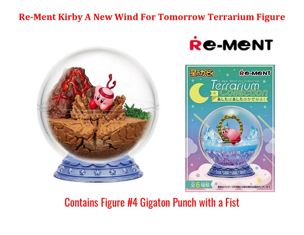 Re-Ment Kirby A New Wind For Tomorrow Terrarium Figure #4 Gigaton Punch with a Fist