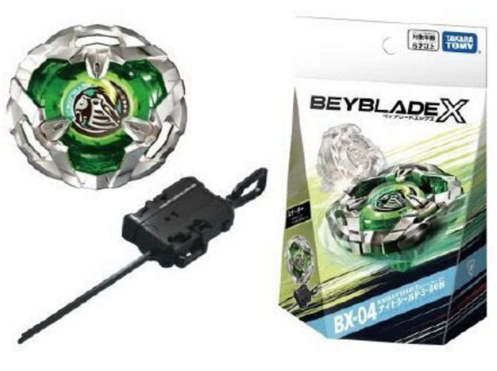 Takara Tomy Beyblade X BX-04 Starter Knight Shield 3-80N