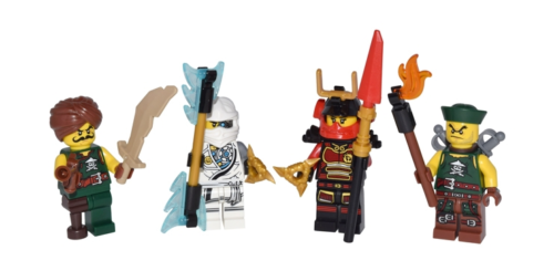 Lego Ninjago Minifigures Set - 853544 Set of Accessories Sky Pirate with Samurai X & Z (Retired)