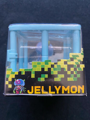 Bandai Digimon Ghost Game Jellymon Monster Mini Figure in Cage (Japan Import)