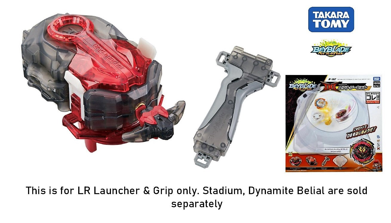 Takara Tomy Japan Dynamite Battle B-182 Beyblade Burst LR Launcher (Special Color) and Grip