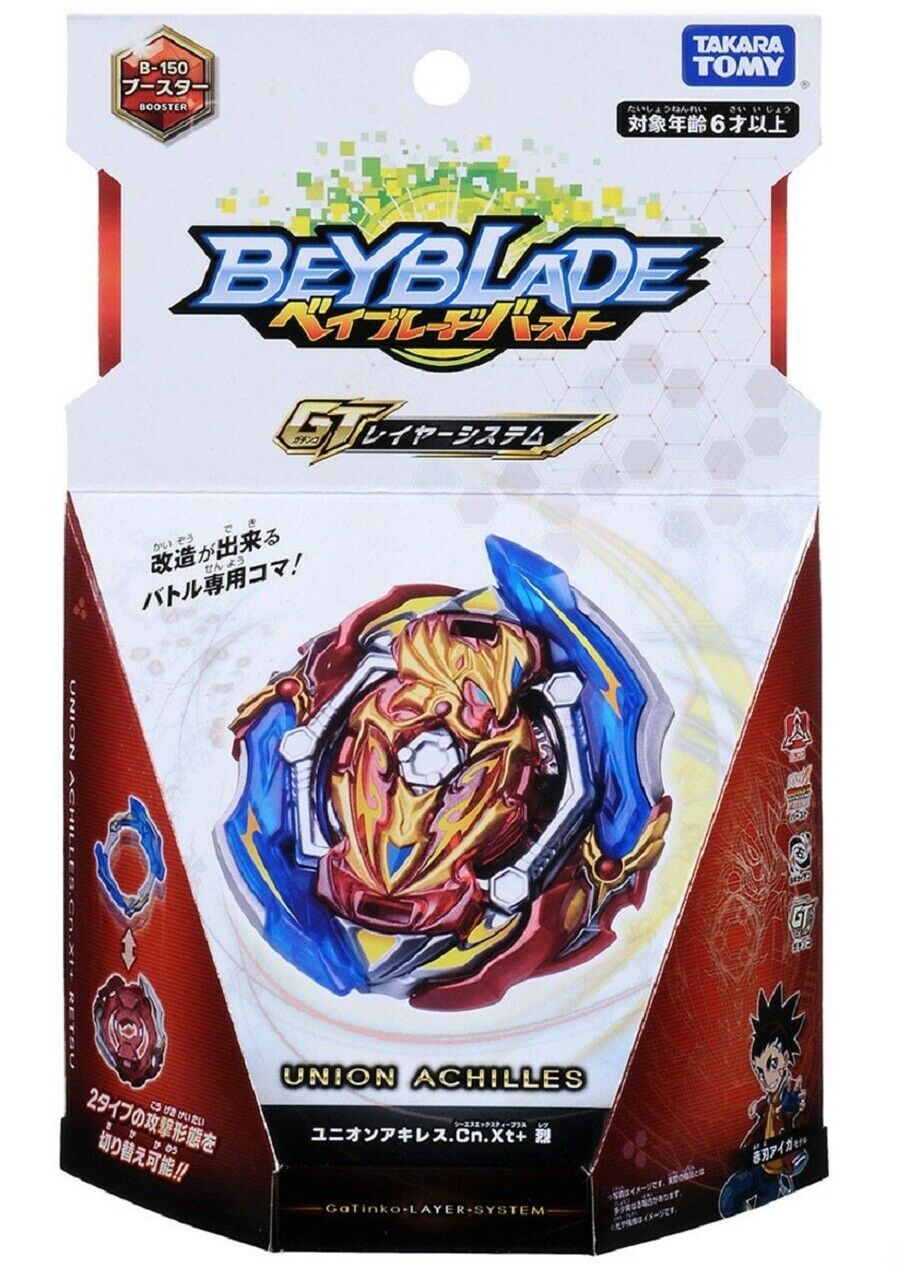 Takara Tomy Beyblade Burst Rise B-150 Booster Union Achilles.Cn.Xt+Retsu (Japan Version)
