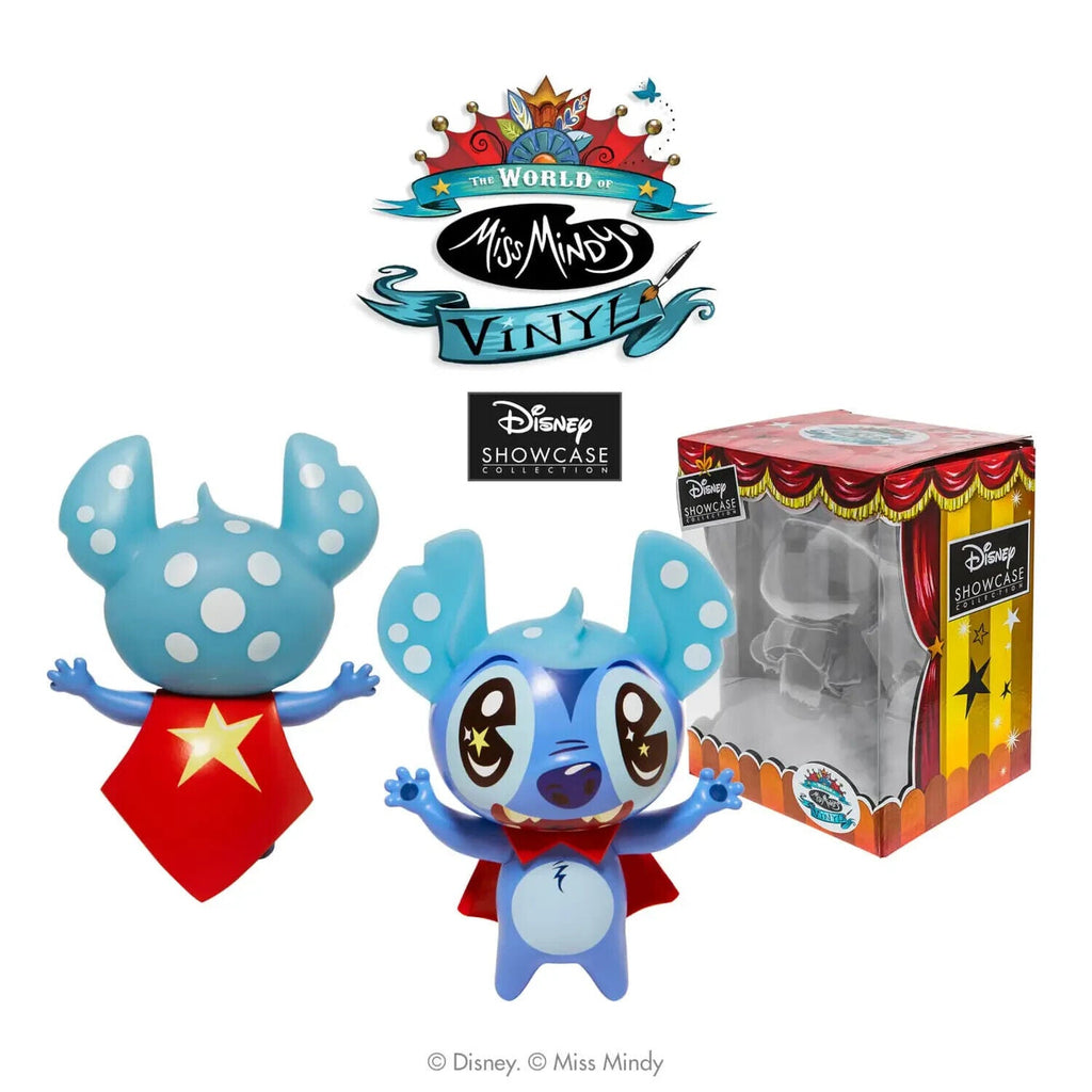 Disney Showcase Collection The World of Miss Mindy Super Hero Stitch Stitch Vinyl Very Neko Exclusive Limited to 5,000 Vaulted